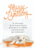 Un petit coup de patte pour ton anniversaire